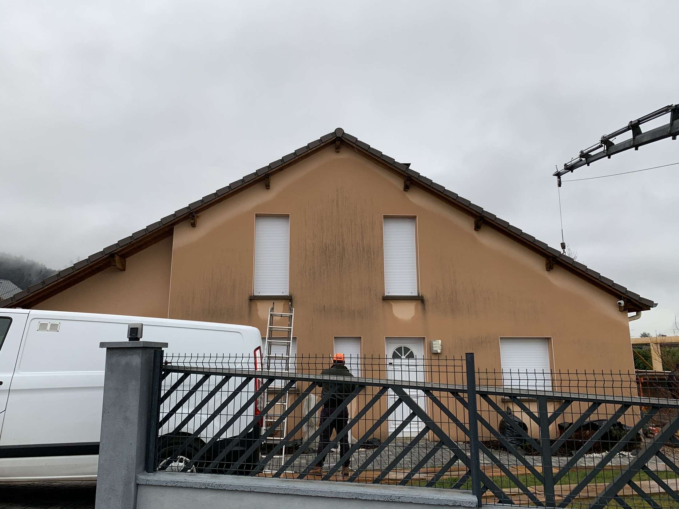 Rénovation d'une façade de maison