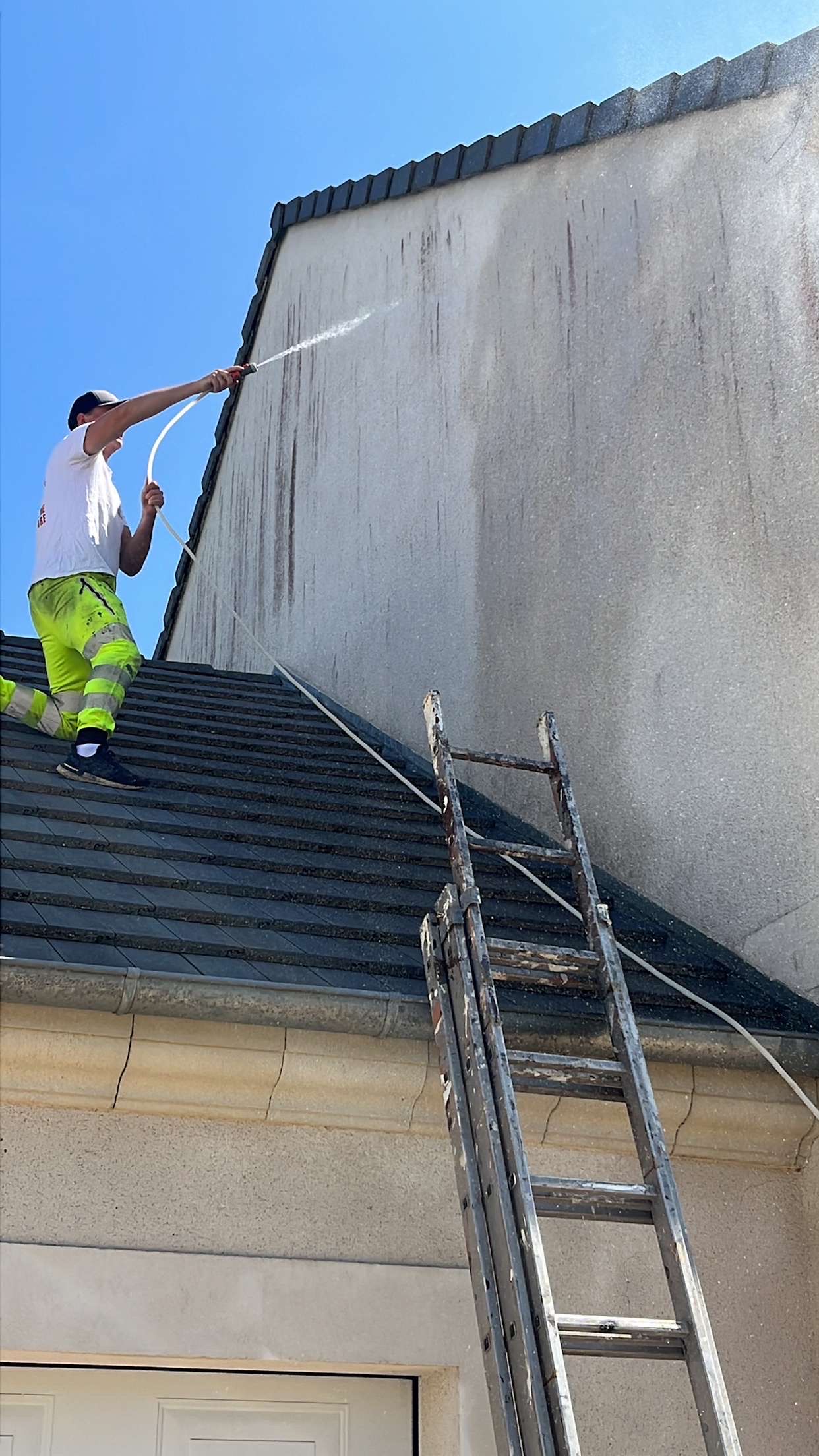 Rénovation d'une façade de maison